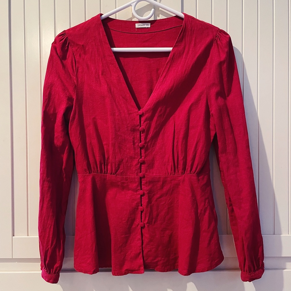 Linen Oysho Blouse